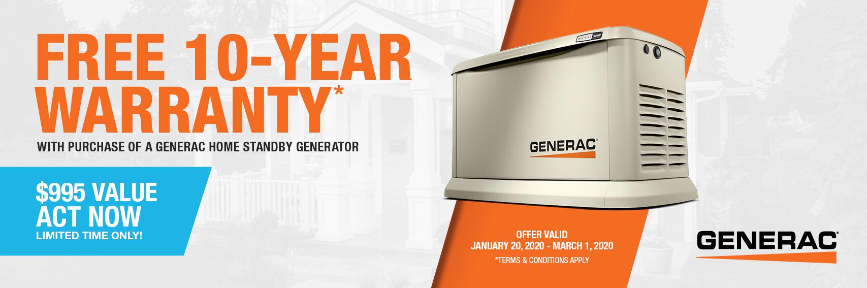 Homestandby Generator Deal | Warranty Offer | Generac Dealer | Millersburg, OH